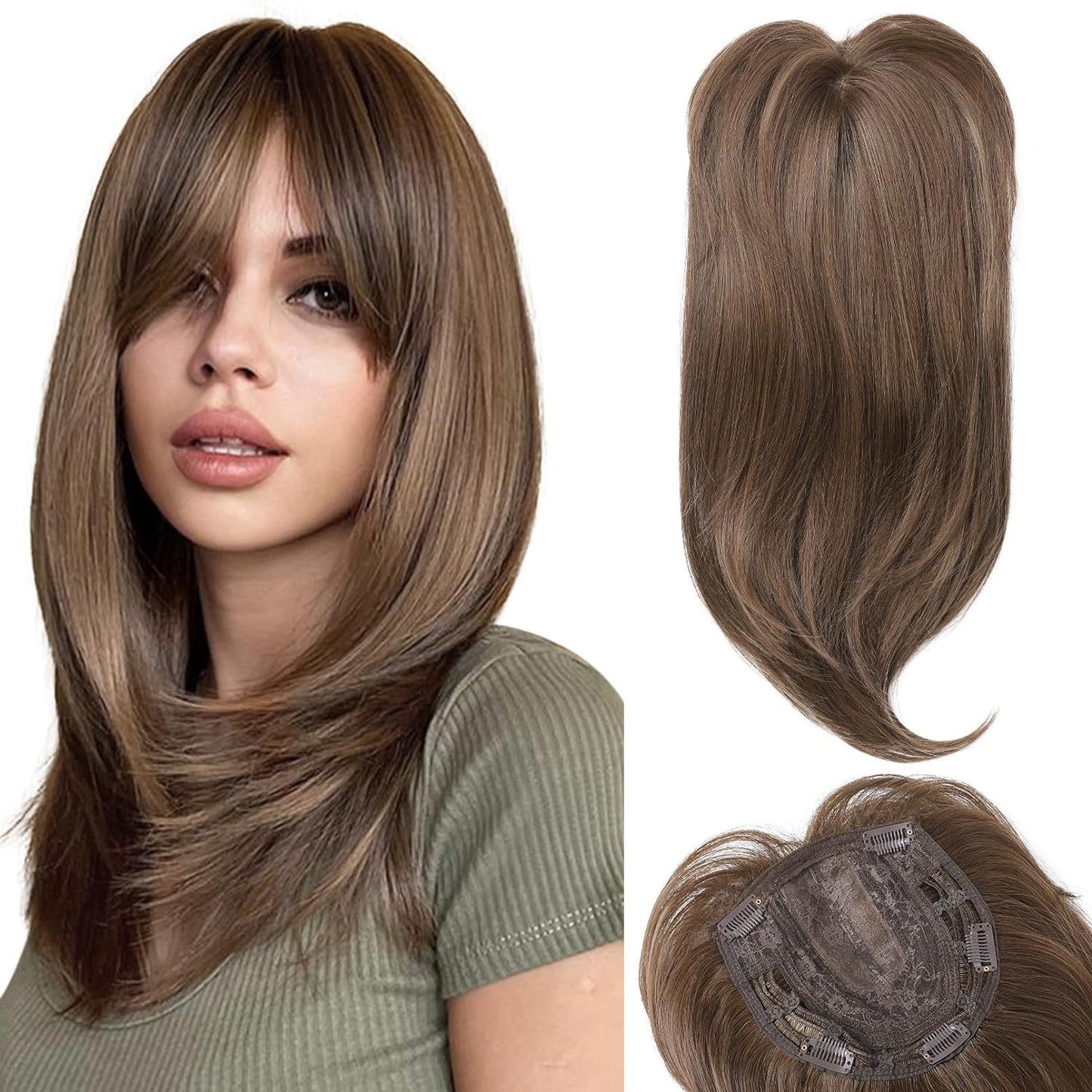 Women's Curly Hair Synthetic Natural Breathable Chemical Fiber Wig