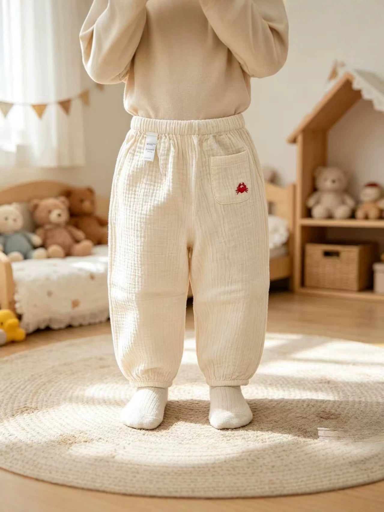 Children's Short Sleeve T-shirt Two-piece Set Infant Class Breathable Air Conditioning Children's Suit