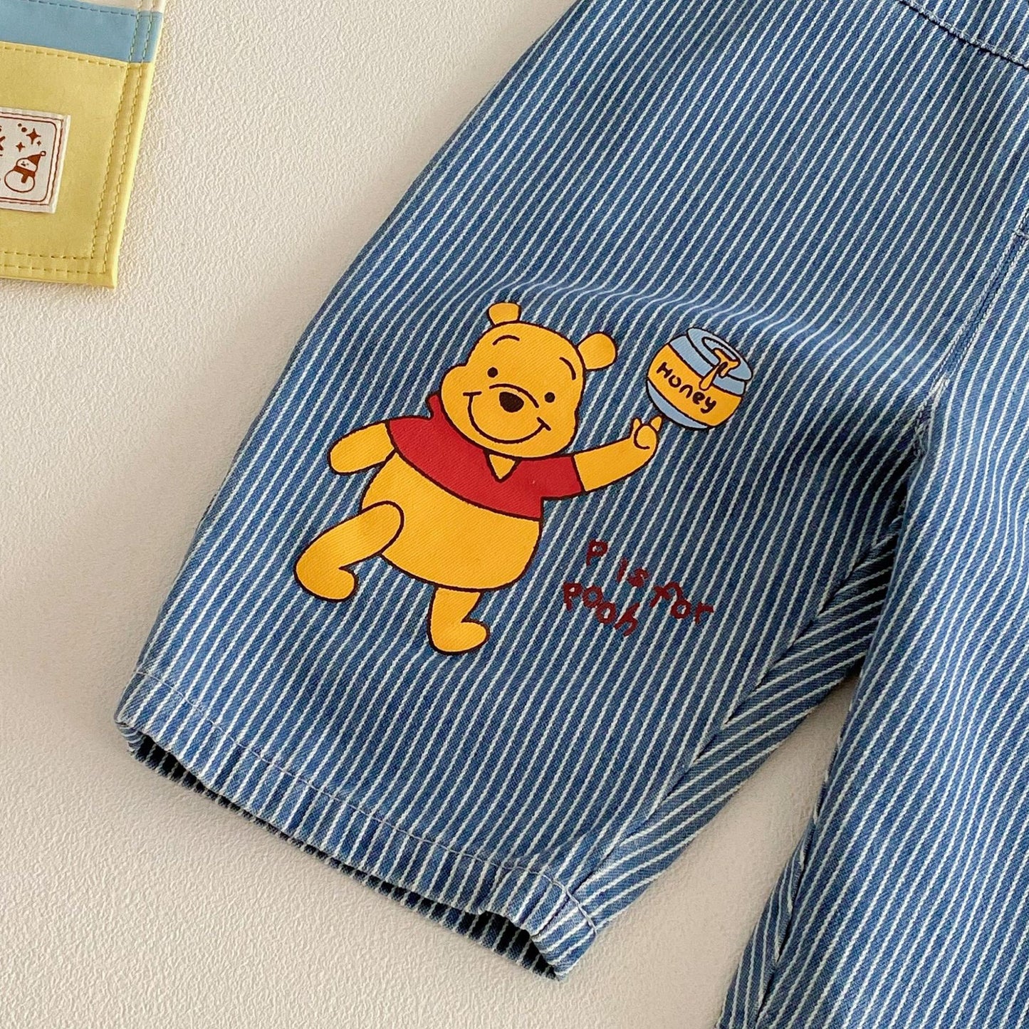 Children's Cartoon Suspender Spring Boys Fashionable Korean Style Embroidered Slacks Children's Pants