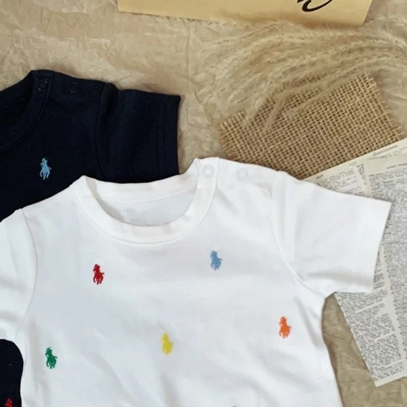 Babies Summer Thin Western Style Leisure Short Sleeves Infants Jumpsuit, Climbing Suit