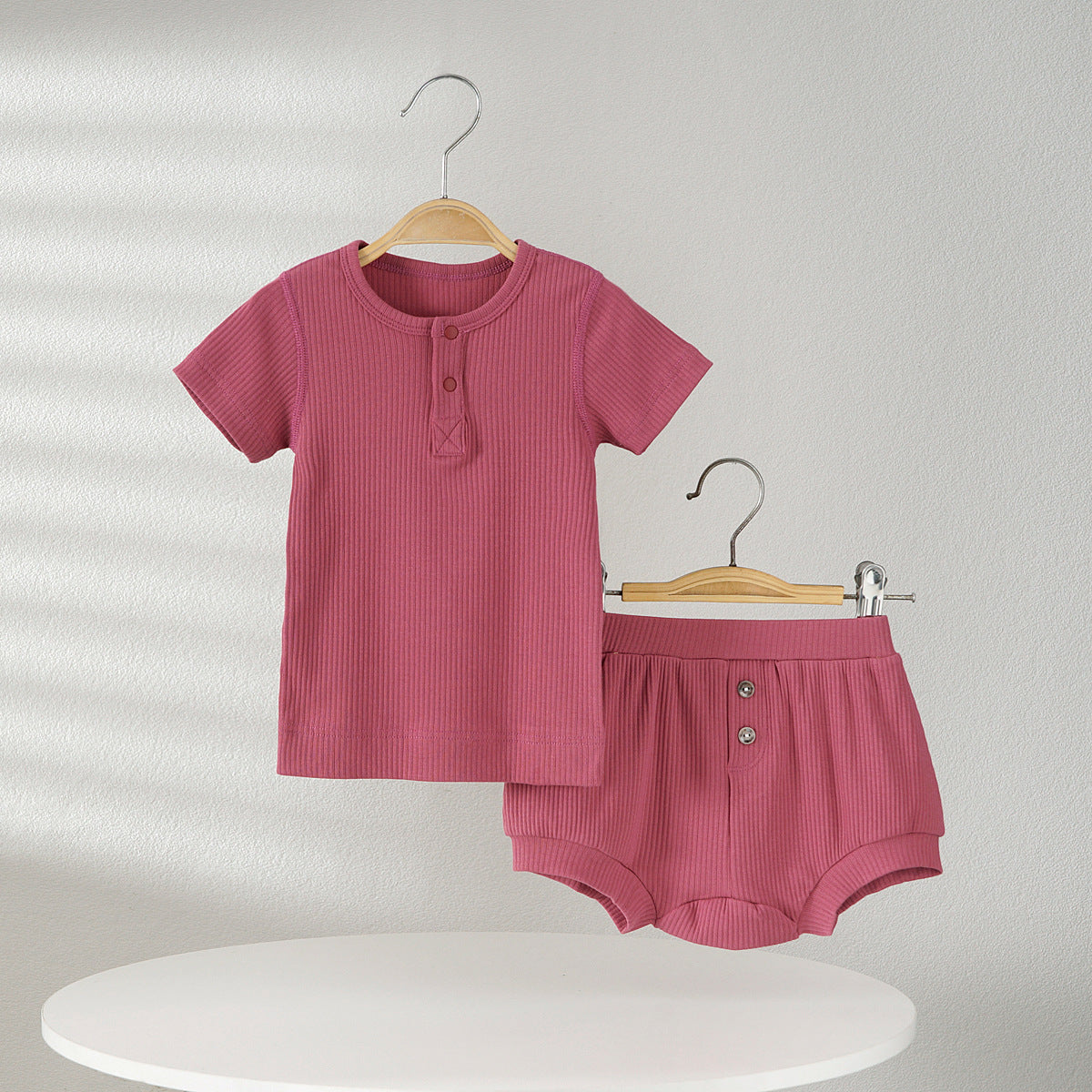 Sleeve T-shirt Shorts Sheath Pants Two-piece Breathable Pajamas Children's Suit