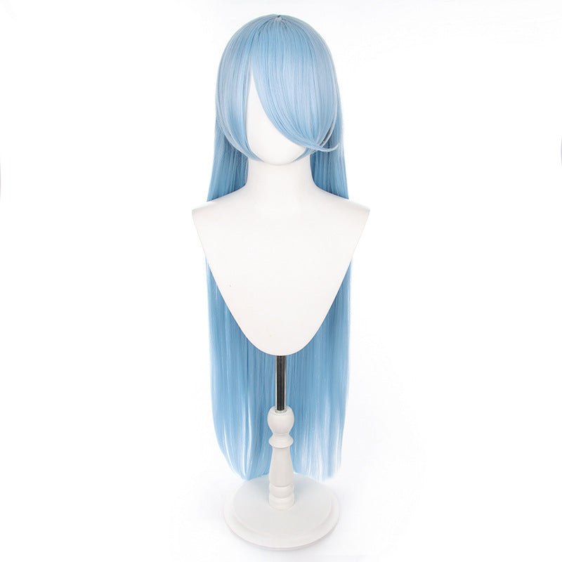 Universal Anime Long Straight Hair Mao Style Fiber Cos Wig