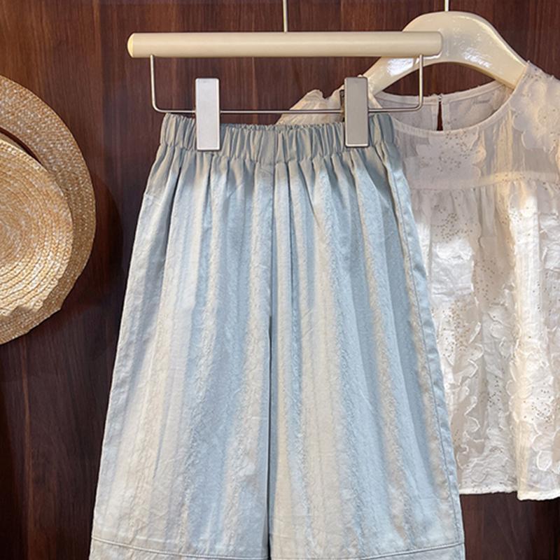 Children's Clothing Blue Summer Loose Thin Casual Anti Children's Pants