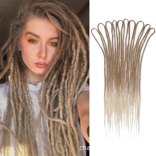 Fiber Crochet Hair Hip Hop Reggae Double Wig Ponytail
