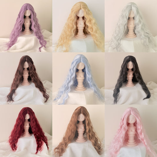 Small Curls Handmade Dress Up Blank Hair Head Cos Wig
