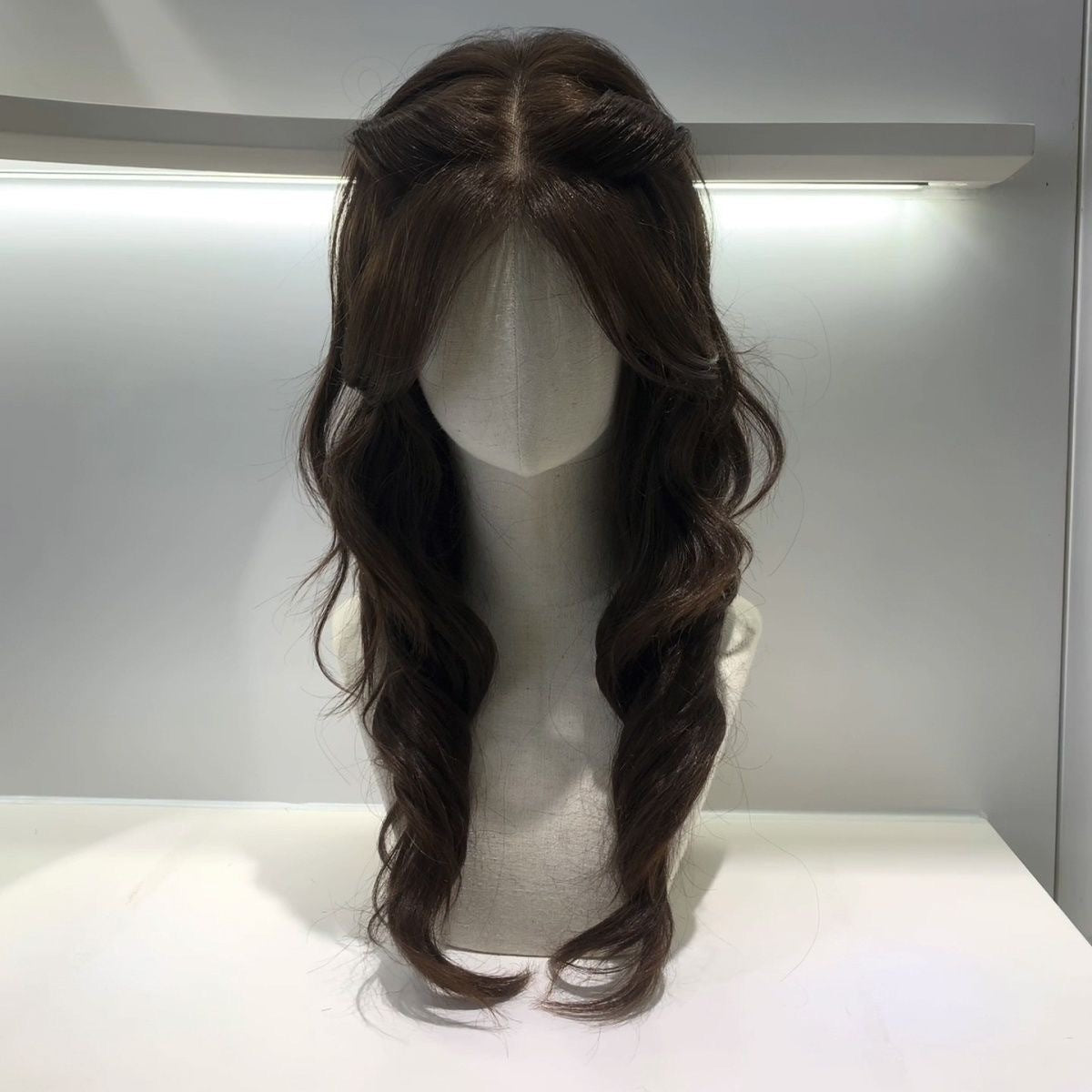 Female Ancient Early Feeling Golden Princess Mid-length Curly Hair Wig Long Curls