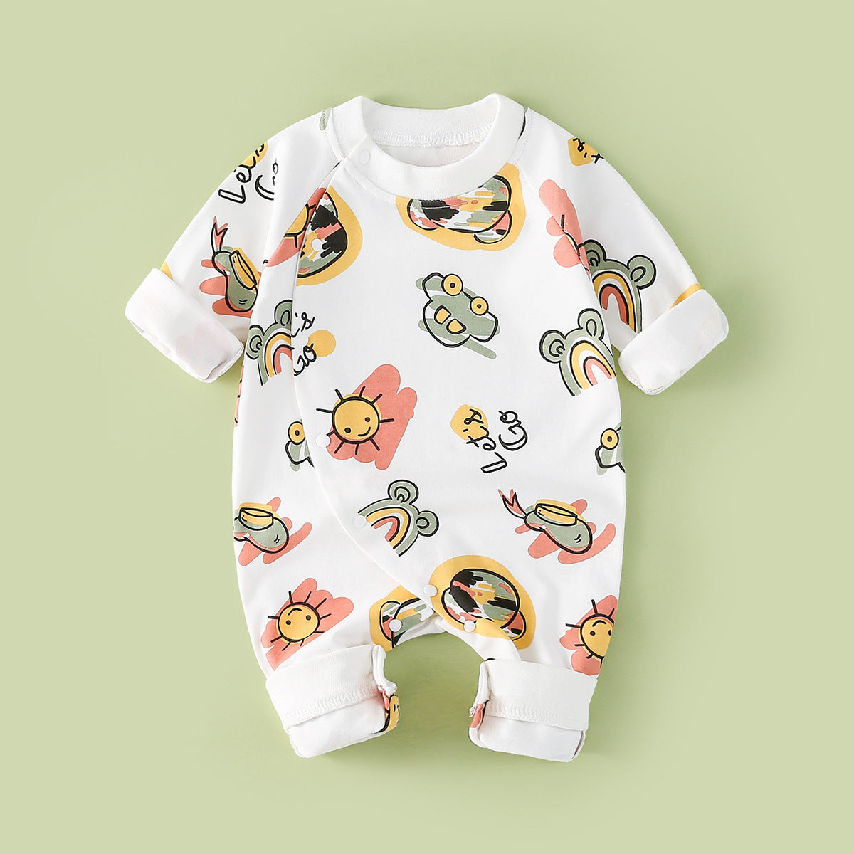 Cotton Born Clothes Boys Romper Outwear Jumpsuit, Climbing Suit