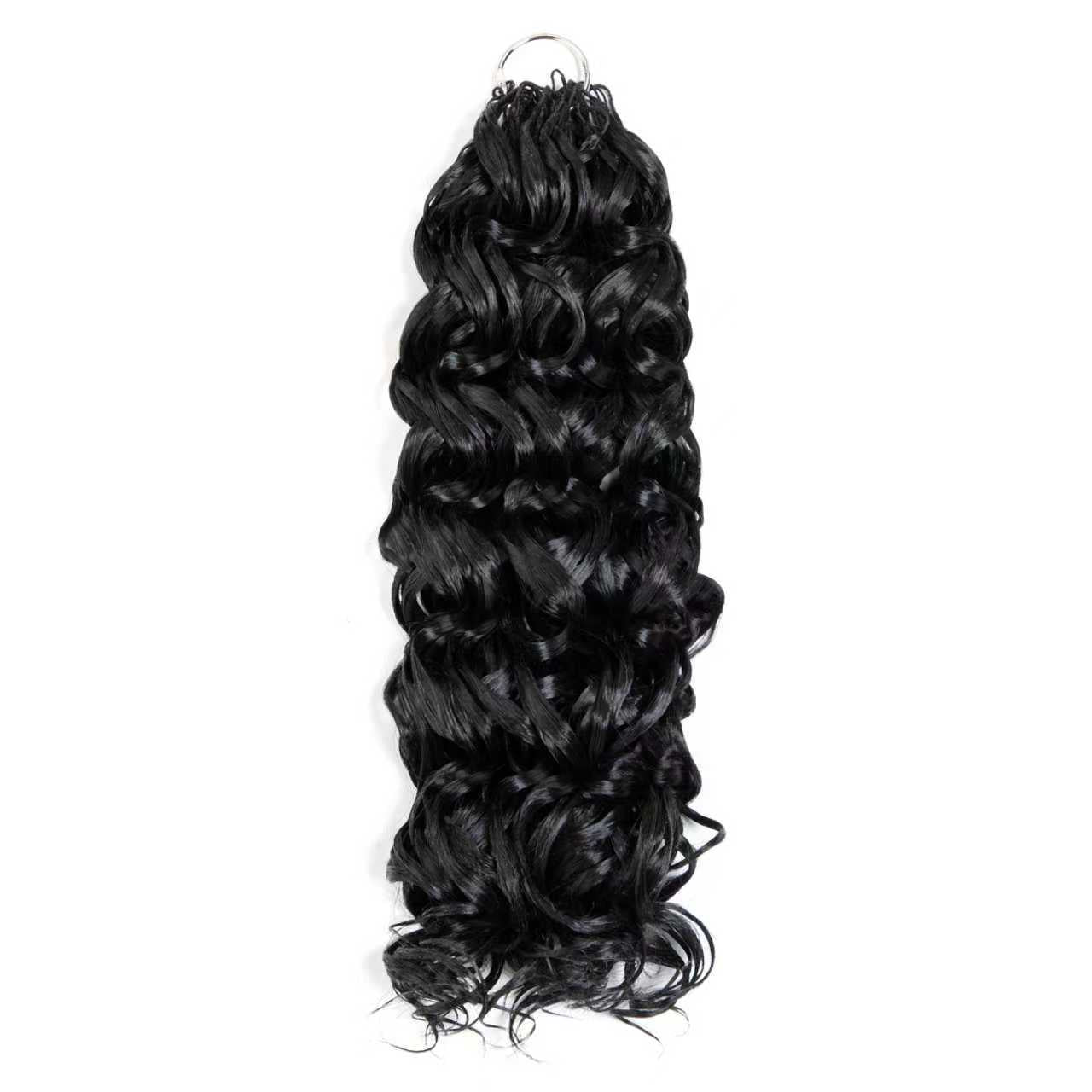 Braided Hair Feather Extension Protein Silk Light Traceless Invisible Wear Wig Ponytail