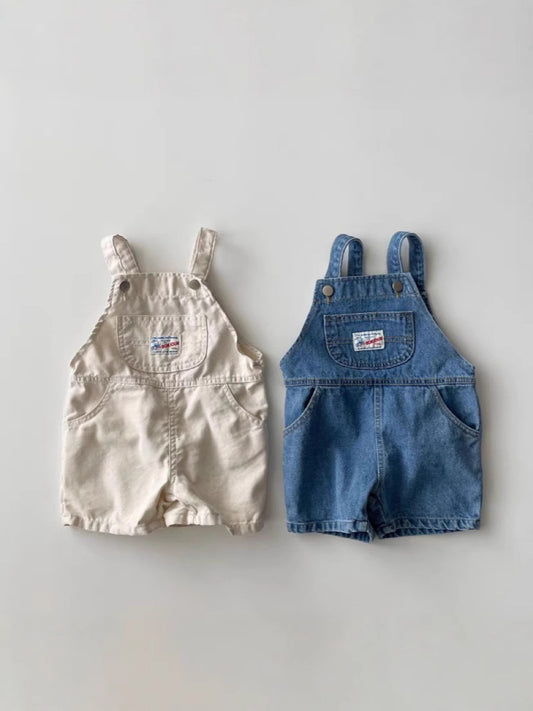 Korean Style Boys Suspender Shorts Summer Fashionable Stylish Children's Pants