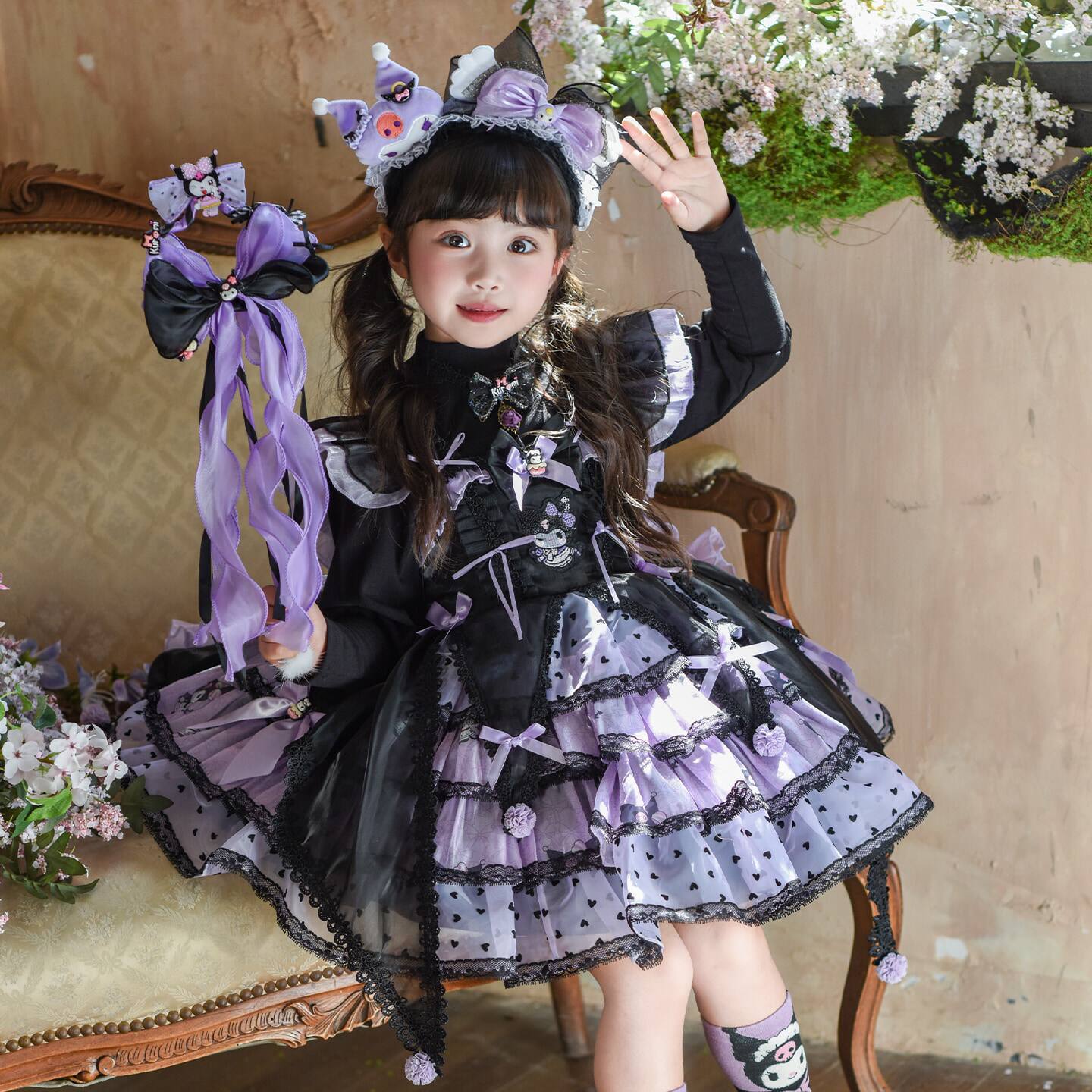 Children's Lolita Princess Spring Clothes Western Style Children's Dress