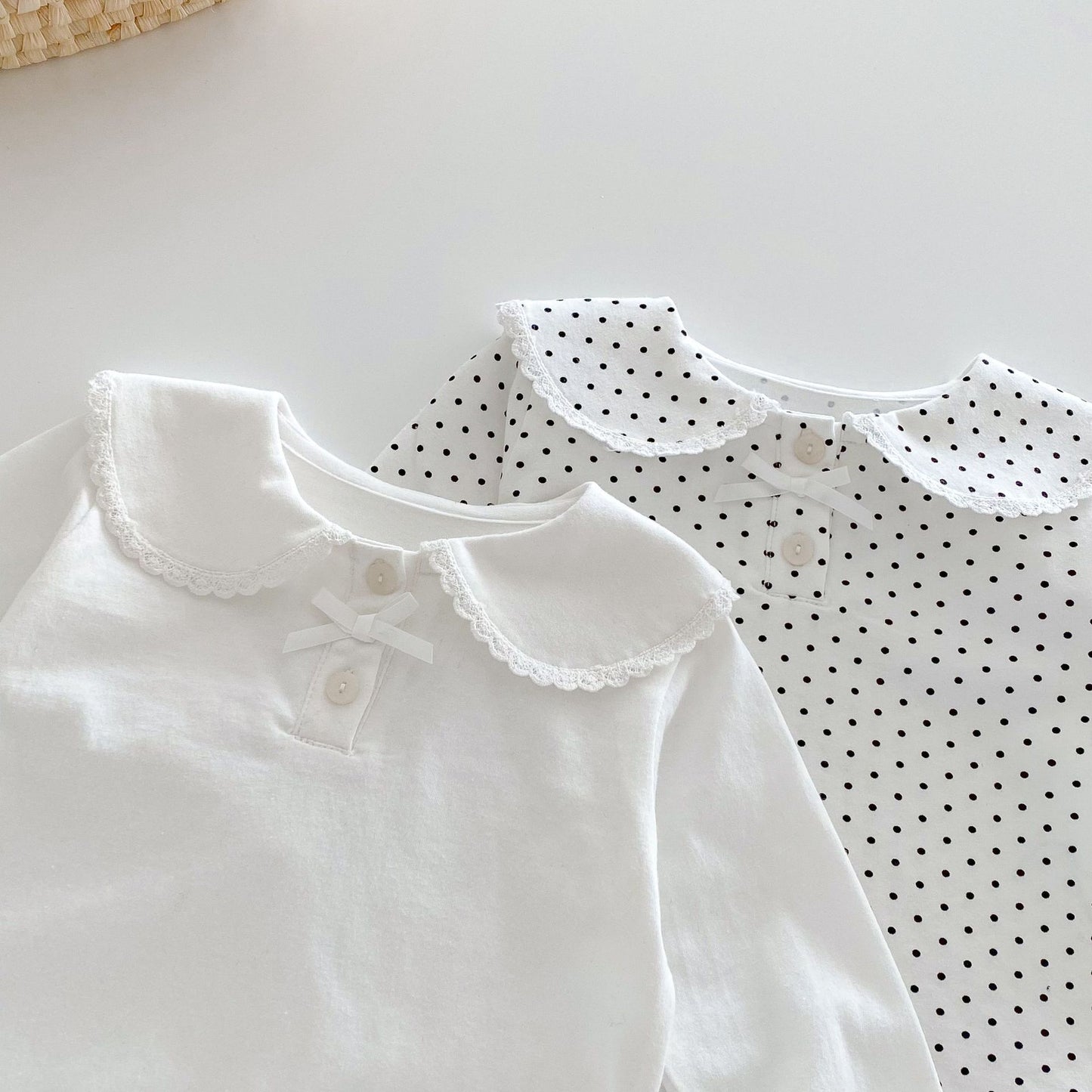 Children's Doll Shirt Small Left Right Spring Western Style Children's T-shirt