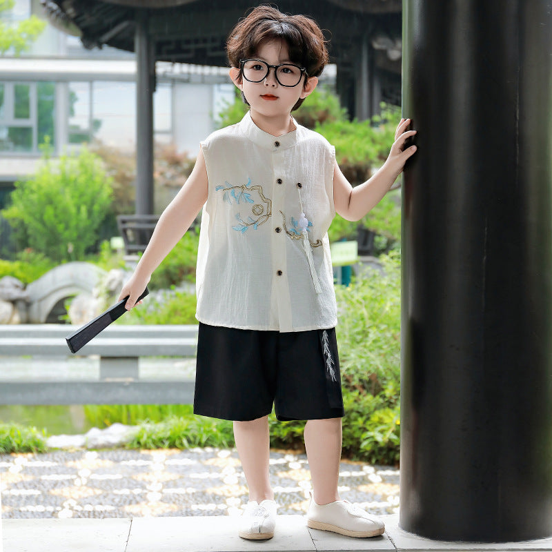 Children's High Sense Kindergarten Graduation Costume Tang Chinese Children's Suit
