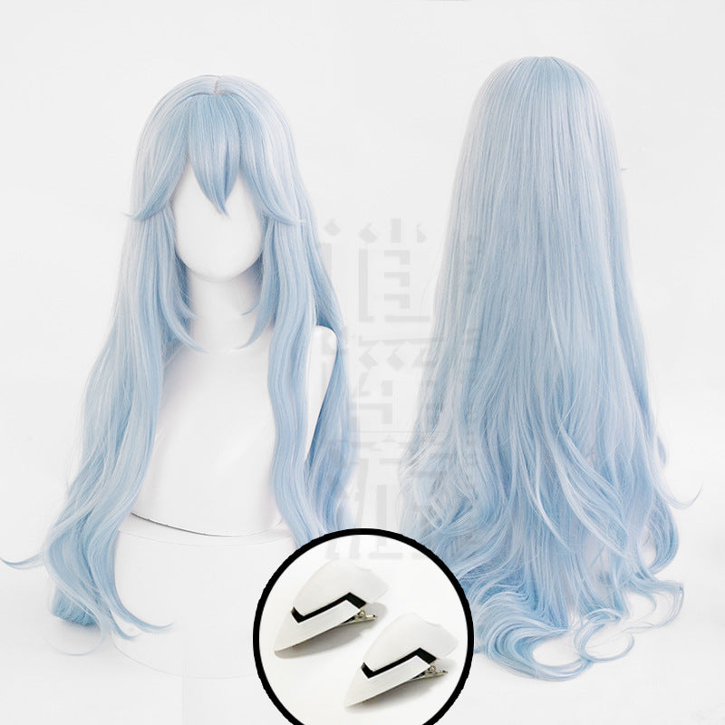 Neon Genesis Evangelion Theater Version Long Curly Hair Simulation Human Cos Wig