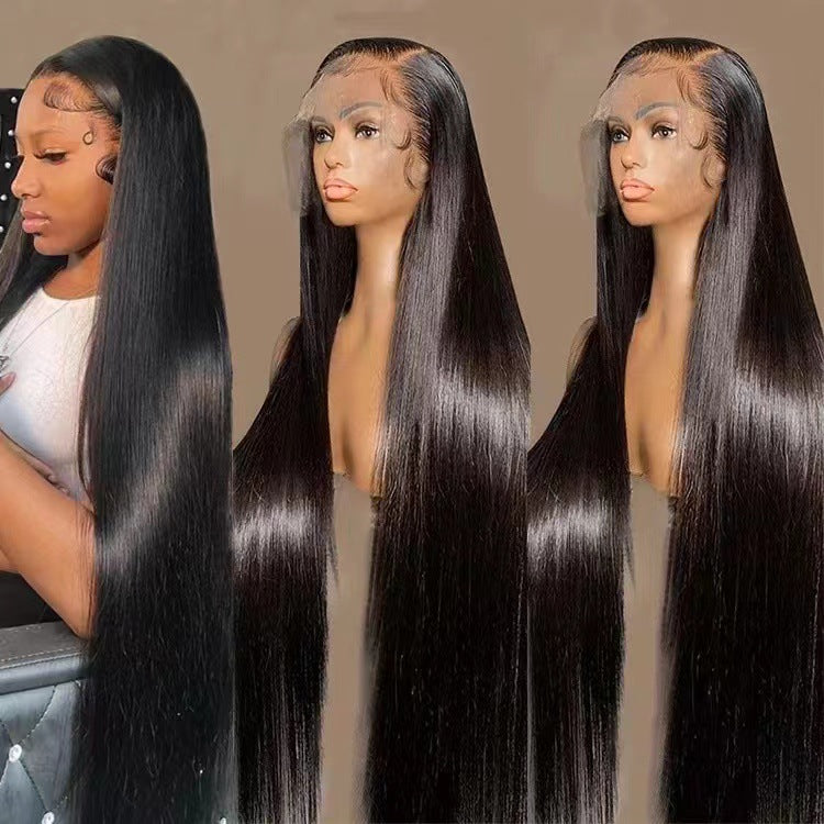 Lace Mid-length Hair Fashion Natural Realistic Synthetic Long Straight Wig