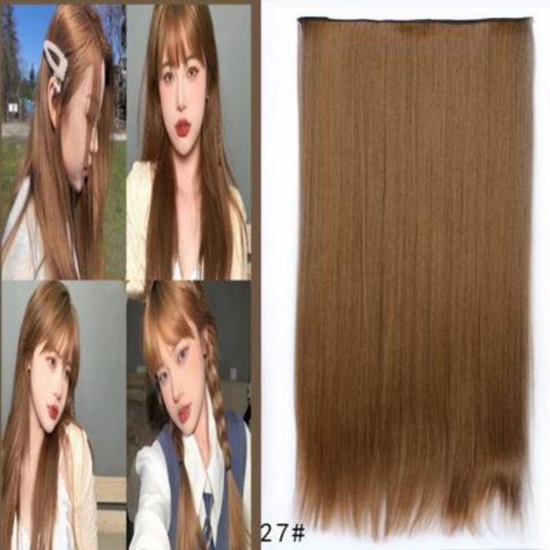 Hair One-piece Extension Ladies Artificial Seamless Invisible Realistic Natural Trendy Wig