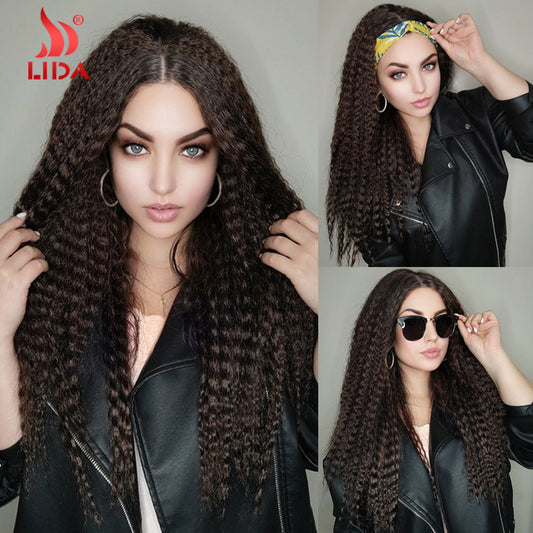 Chemical Fiber Mechanism Headgear Mid-length Curly Wig Long Curls