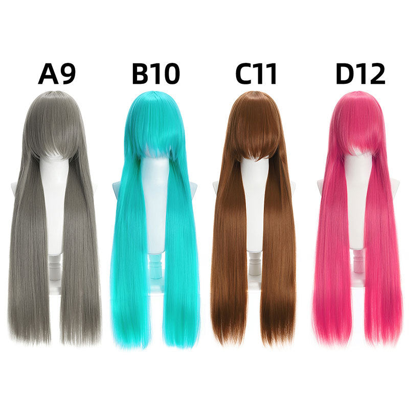 Women's & Men's Universal Color Hair Mao Shape Long Straight Wig