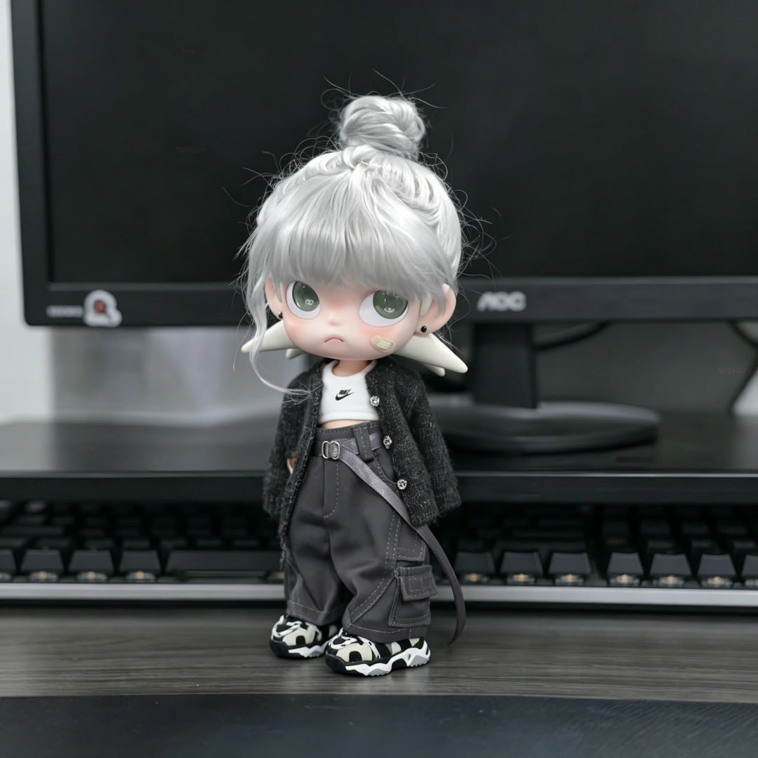 Zi Sister Doll Straight Bangs Water Ripple Comfortable Cos Wig