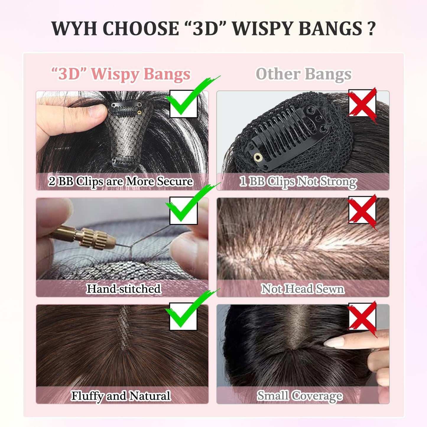 Air Small Supplementing Piece Cover Bangs Hand-woven French Style Female Wig