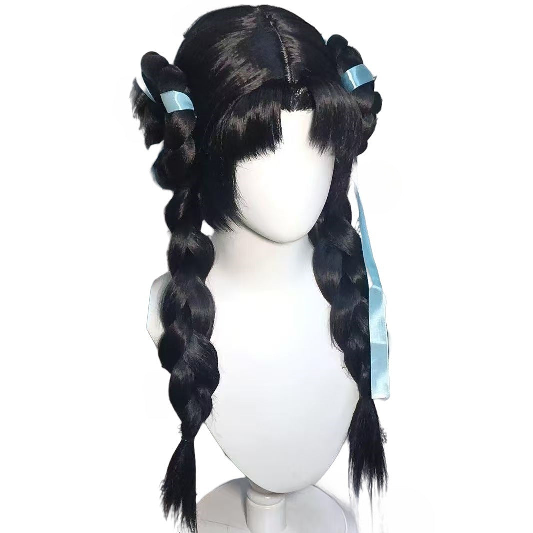 Girly Style Comes With Double Twist Braid Cos Wig