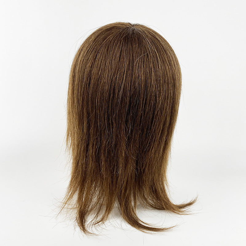 Men's Mannequin Head All Real Hair Haircut Practice Model Cutting Hot Other Wig