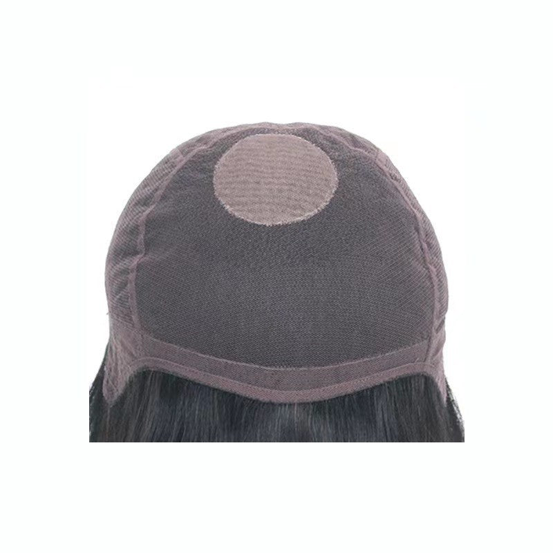 Spinning Blank Breathable Comfortable Sheath Natural Wig Short Straight Hair