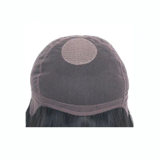 Spinning Blank Breathable Comfortable Sheath Natural Wig Short Straight Hair