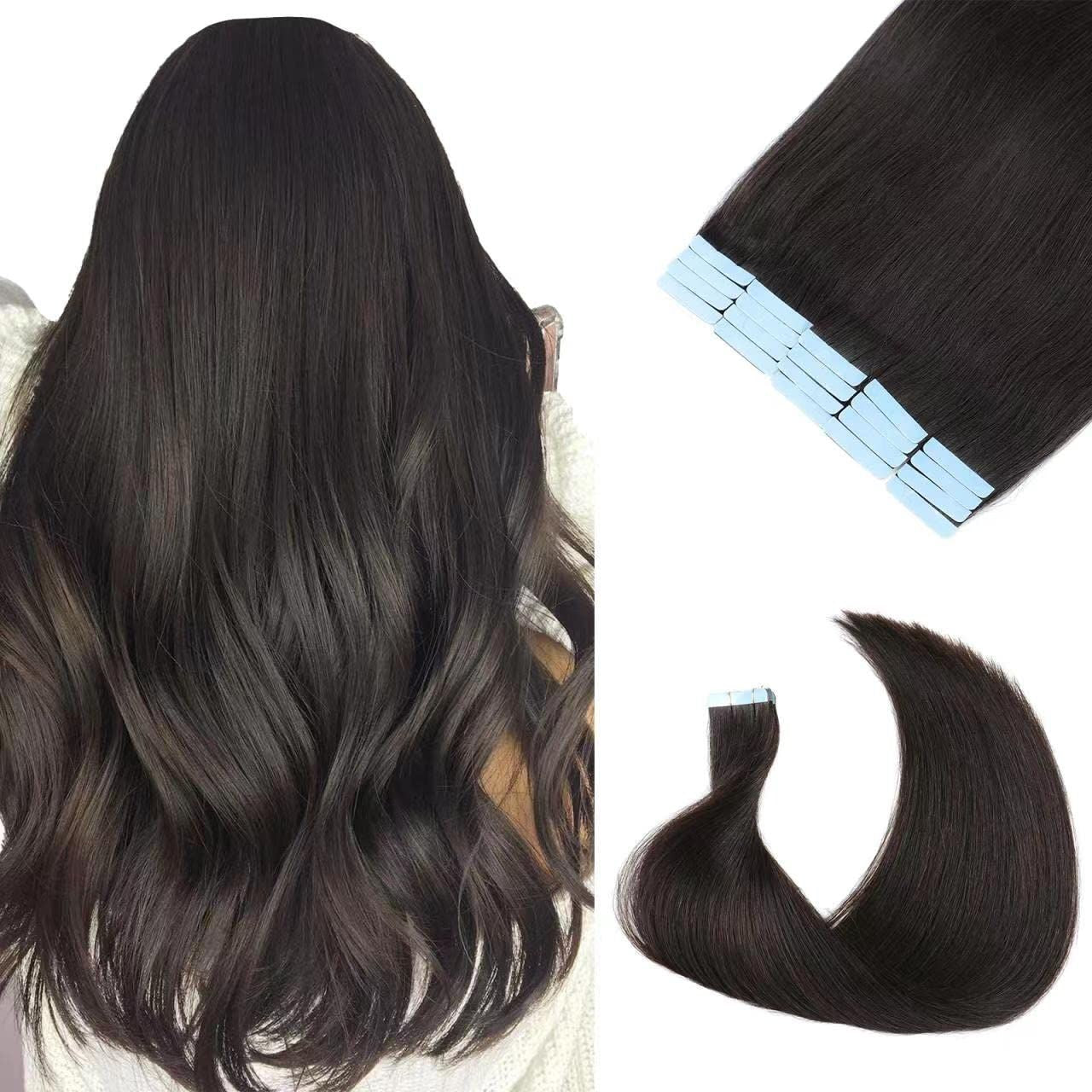 Charming Creative Human Extension Straight Film Real Hair Wig