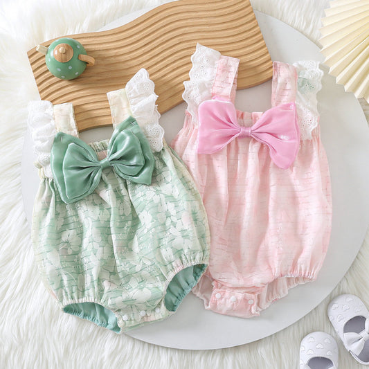 Summer Clothes Cute Jumpsuit Born Sling Bodysuit Jumpsuit, Climbing Suit