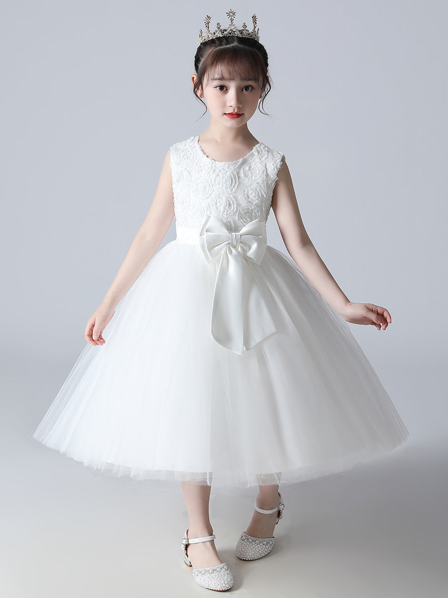 Children's Flower Birthday Costume For Piano Performance Children's Dress