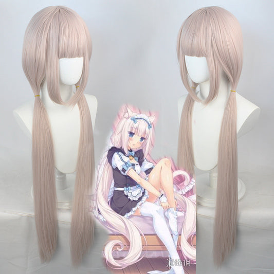 Tied Shape Double Ponytail Cartoon Long Cos Wig