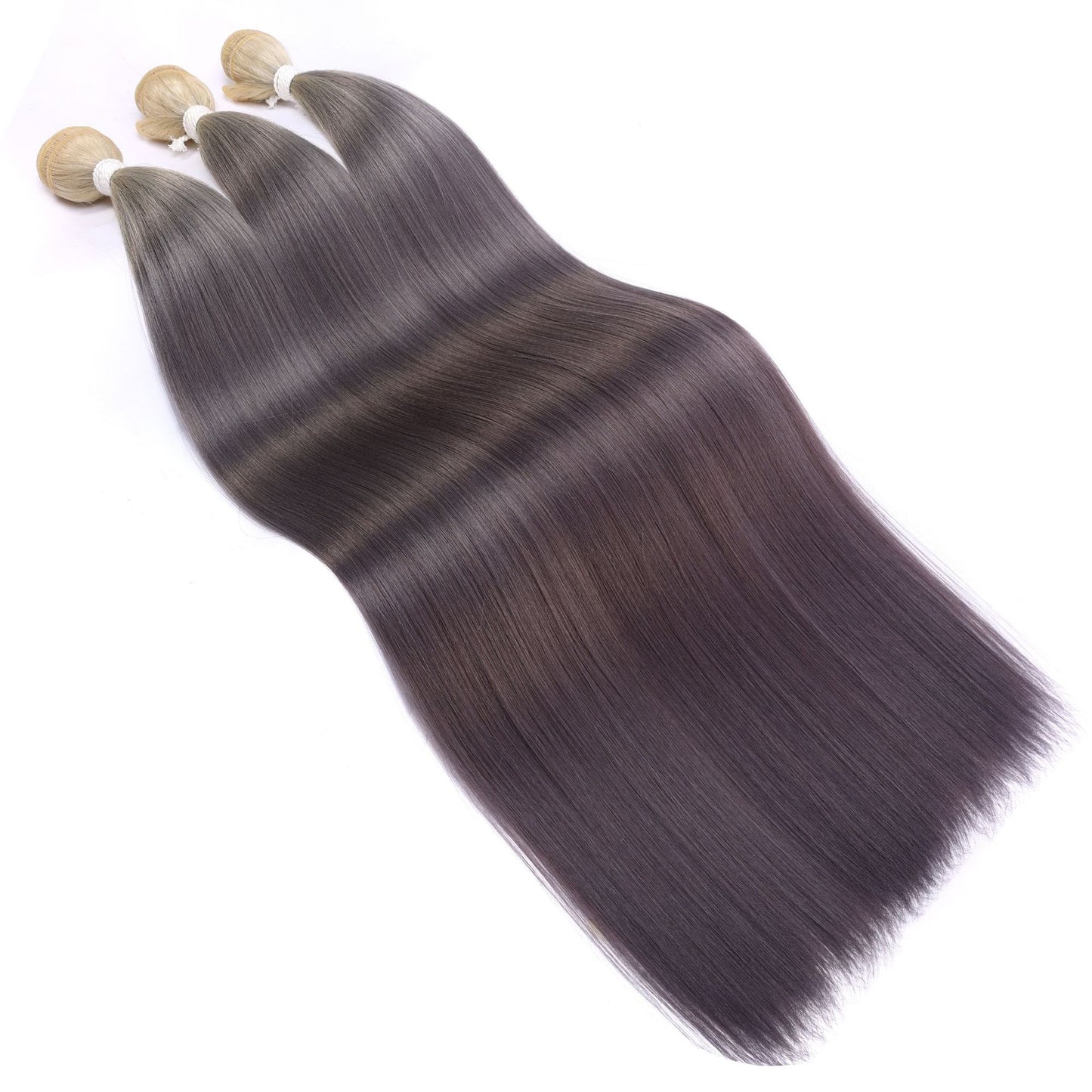 Women's Chemical Fiber African Hair Band Weft Long Straight Wig