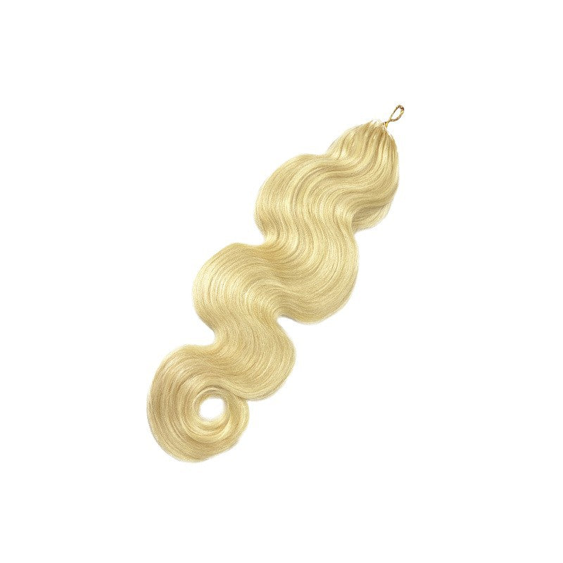 Casual Glamorous Crochet Extension Full Human Real Hair Wig
