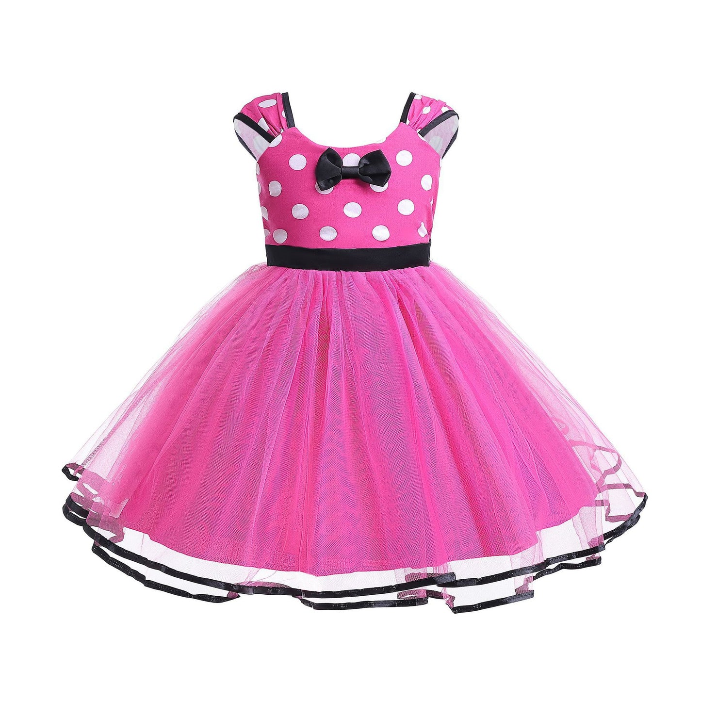 Children's Mouse Mesh Bubble Skirt Cute Polka Children's Dress