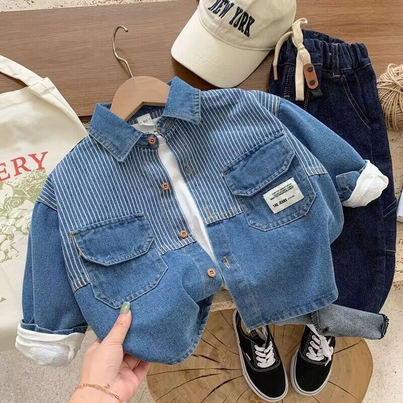Children's Jacket Toddler Fashionable Clothes Outdoor Wear Korean Children's Shirt