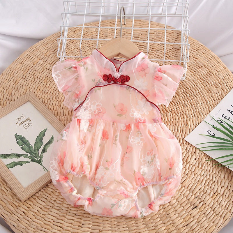 Born Clothes Summer Short Sleeve Rompers Jumpsuit, Climbing Suit