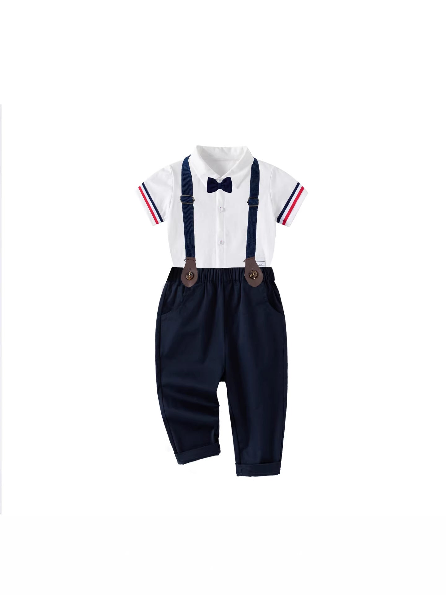Children's Two-piece For Boys Clothes Birthday Dress Short Sleeve Shirt Children's Suit