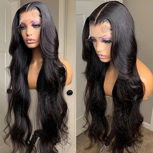 Fashion Big Wave Curly African Front Wig Long Curls