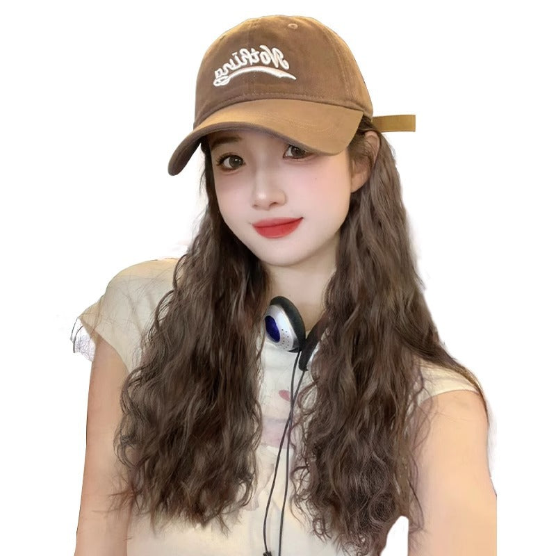 Coney Hat Integrated Upgrade Artificial Hair Fashion Lazy Small Curls Other Wig