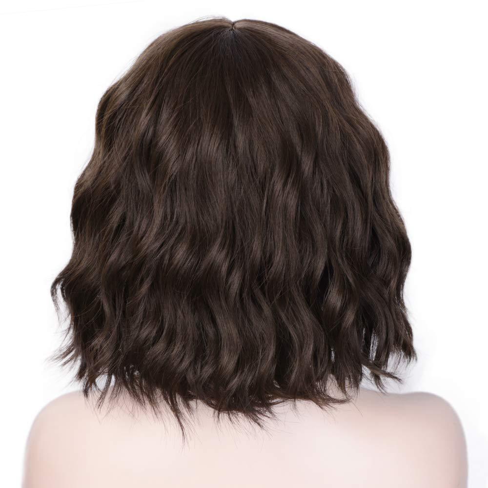 Female Chemical Fiber Head Cover Small Wig Short Curly Hair