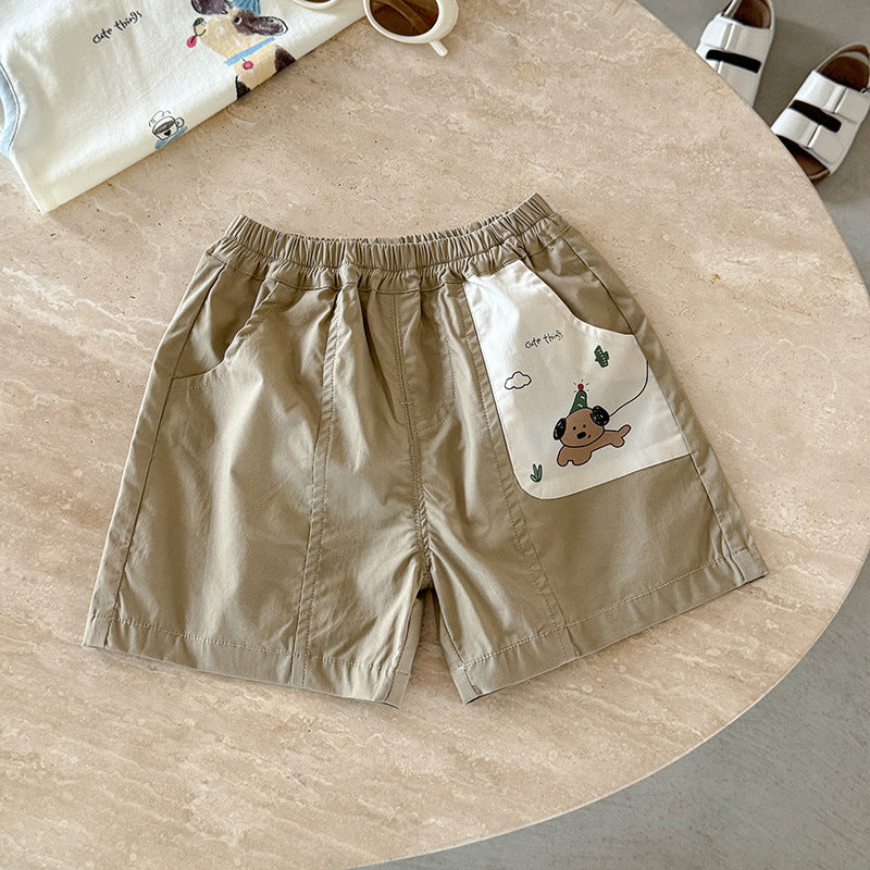 Children's Shorts Summer Thin Boy Clothing Outerwear Children's Pants