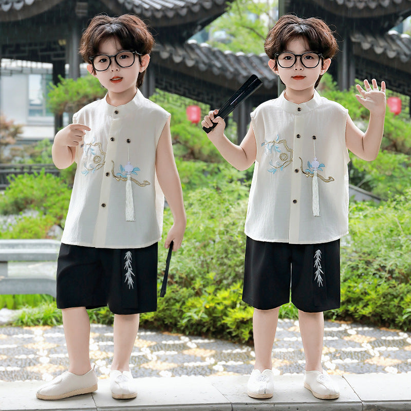 Children's High Sense Kindergarten Graduation Costume Tang Chinese Children's Suit