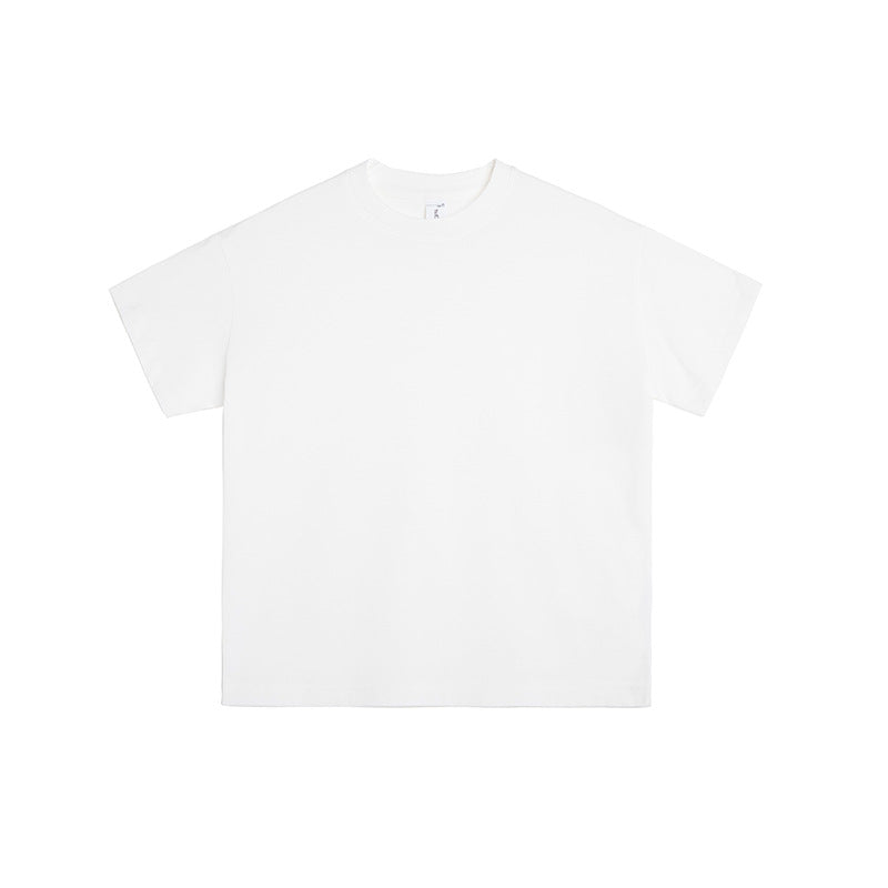 Children's Big Sports Round Neck Solid Color Children's T-shirt