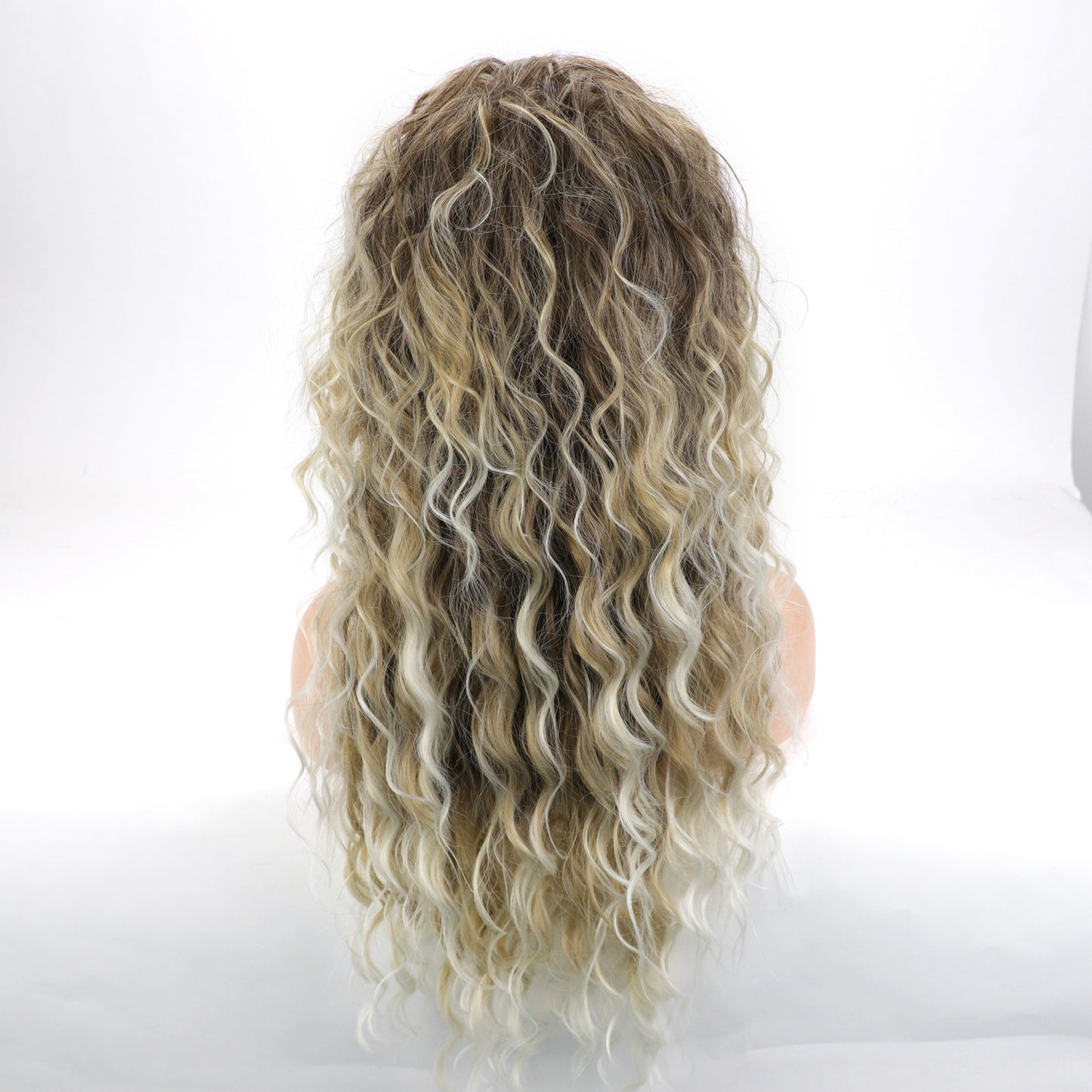Trend Explosion Corn Stigma Chemical Fiber Overseas Warehouse Side Wig Long Curls