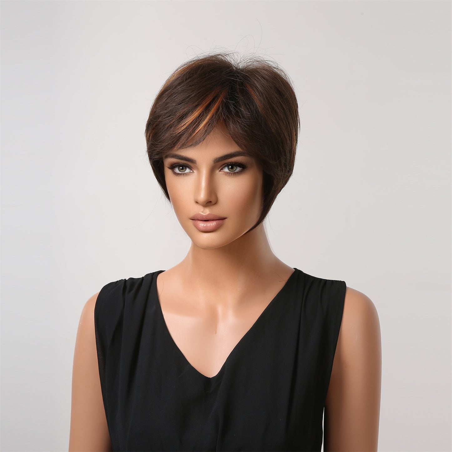 Pretty Fashion Summer Natural Female Style Wig Short Straight Hair