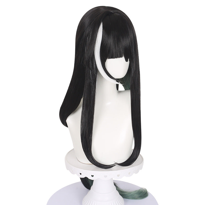 Resonance Silicone Simulation Scalp Top Mixed Color Imitation Cos Wig