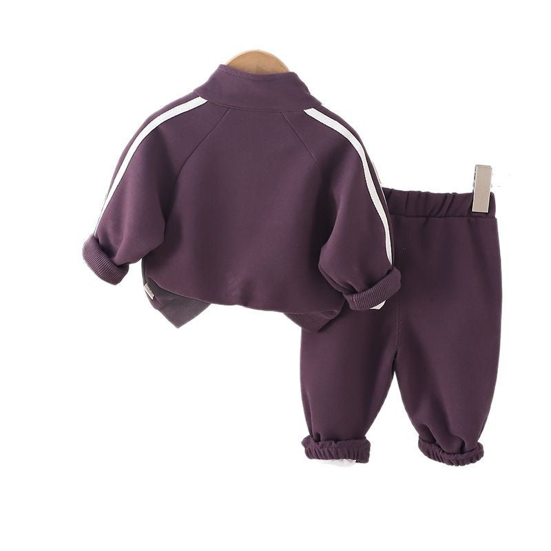 Children's Boys Spring Clothes Western Style Leisure Sportswear Long Sleeve Children's Suit