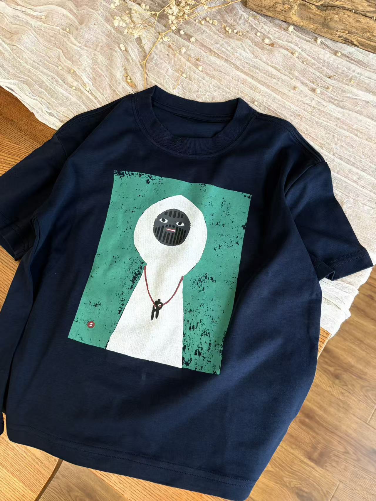 Outdoor Antibacterial Cool Round Neck Exercise Short Children's T-shirt
