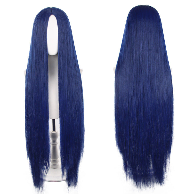 Mid-length Universal Long Straight Scalp Style Cos Wig
