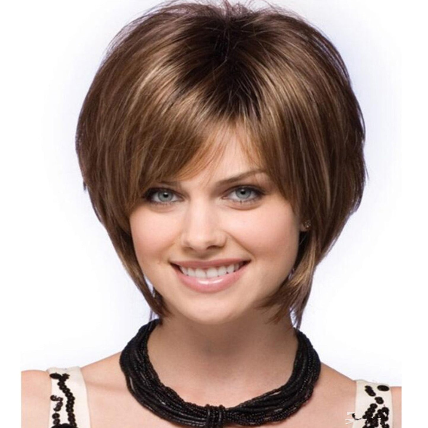 Women's Headgear Fashion Realistic Fiber Micro Volume Wig Short Curly Hair